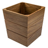Small Teak Waste Basket