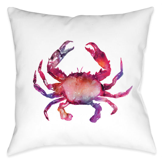 Crabby Swirl Pillow