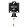 Anchor Personalized Bell Welcome Plaque - Black & White