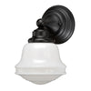 Plantation 1 Light Vanity Lamp - Oil Rubbed Bronze