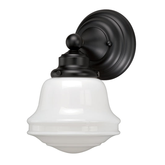 Plantation 1 Light Vanity Lamp - Oil Rubbed Bronze