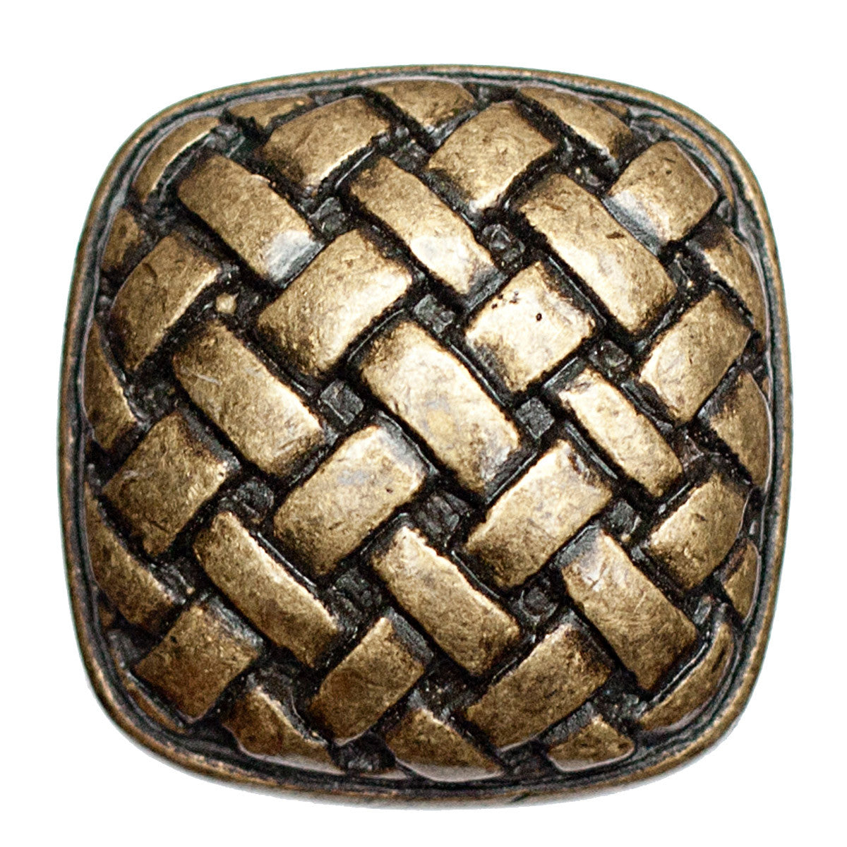 Basket Weave Knob - Set of 2