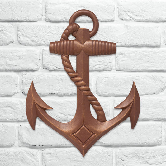 Copper Anchor Wall Decor