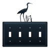 Heron Quadruple Switch Cover