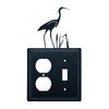 Heron Single Outlet and Switch Cover