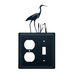 Heron Single Outlet and Switch Cover