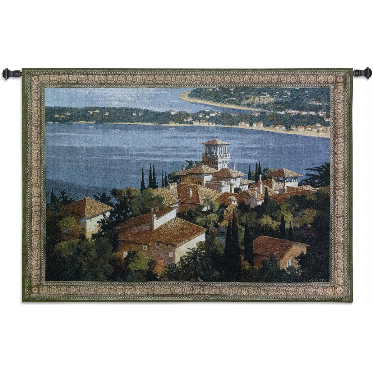 Garden on the Cote Azur Small Wall Tapestry