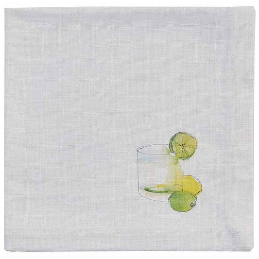 Highball Cocktail Drink Napkins - Set of 4