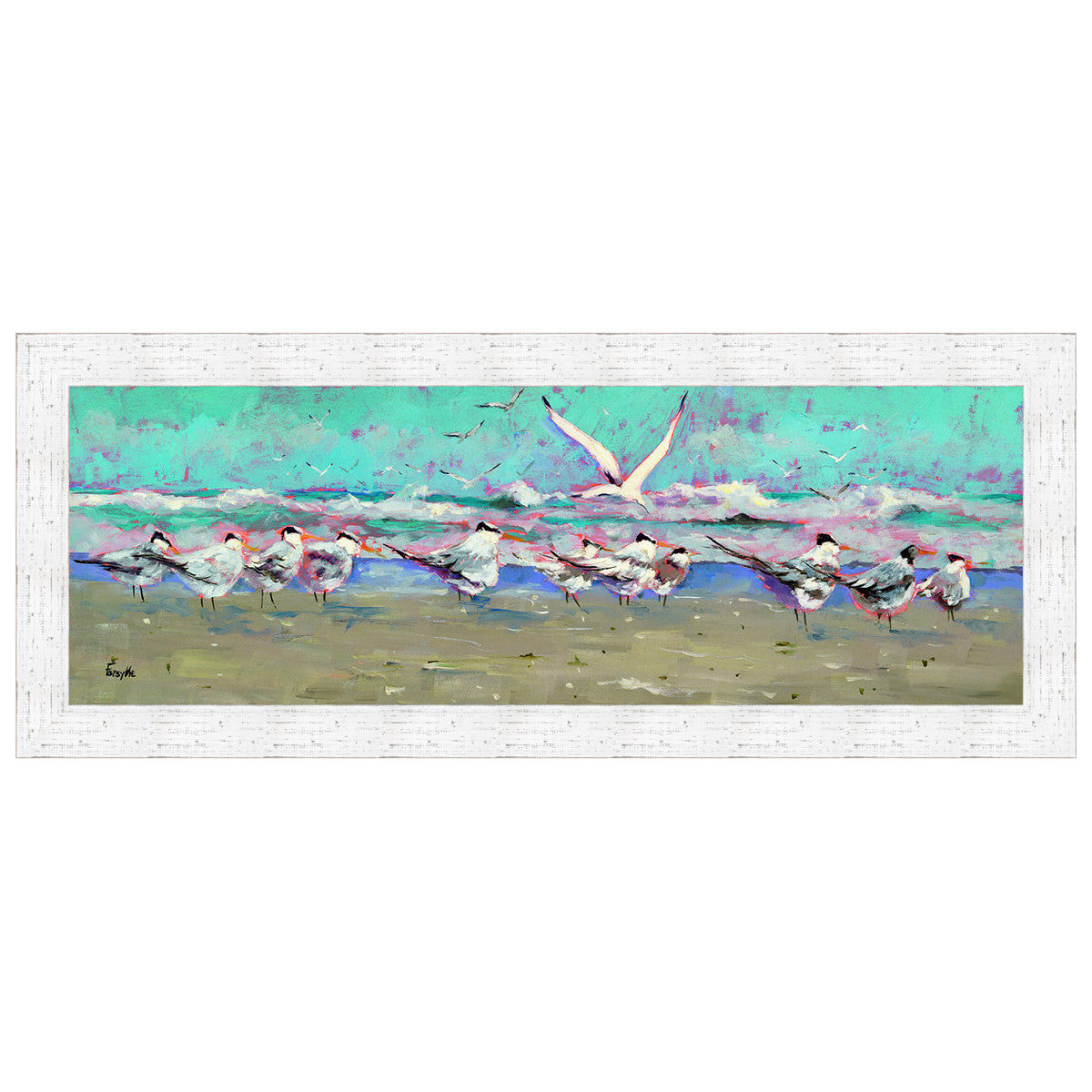 The Late Comer Framed Print