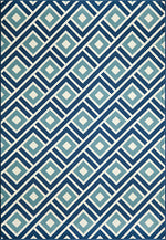 Baja Turkish Tile Blue Rug - 7 x 10