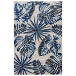 Palm Reef Blue Rug - 5 x 8