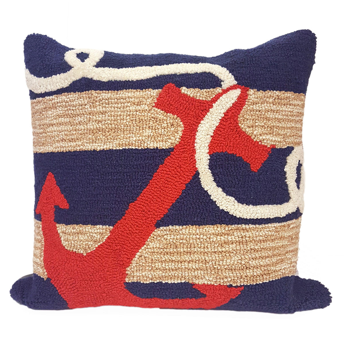 Crimson Anchor Indoor/Outdoor Pillow