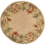 Sparta Ivory Rainforest Rug - 8 Ft Round