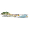 Island Sunset Wall Decor