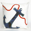 Anchor White Pillow - 20 x 20