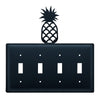 Pineapple Quadruple Switch Cover