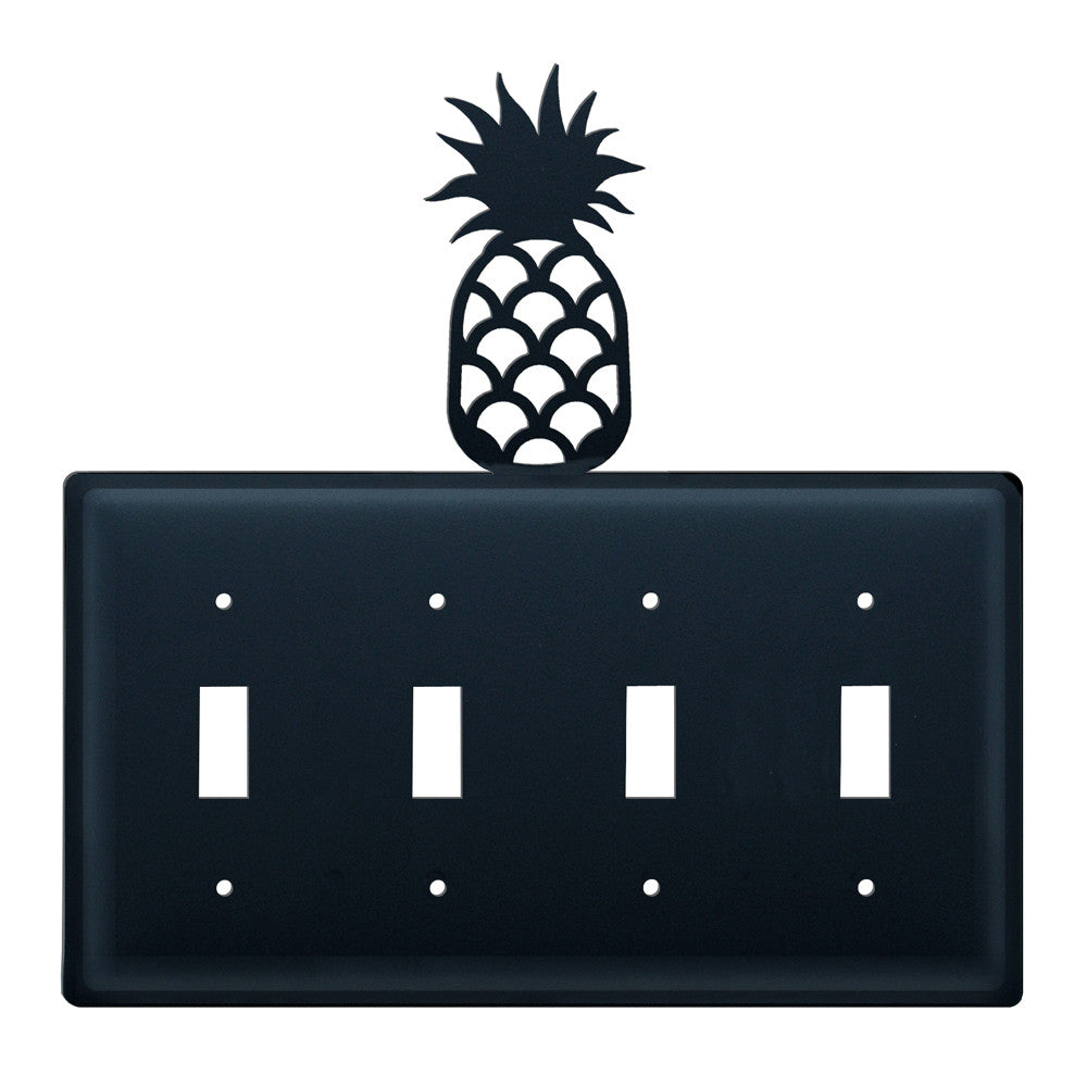 Pineapple Quadruple Switch Cover