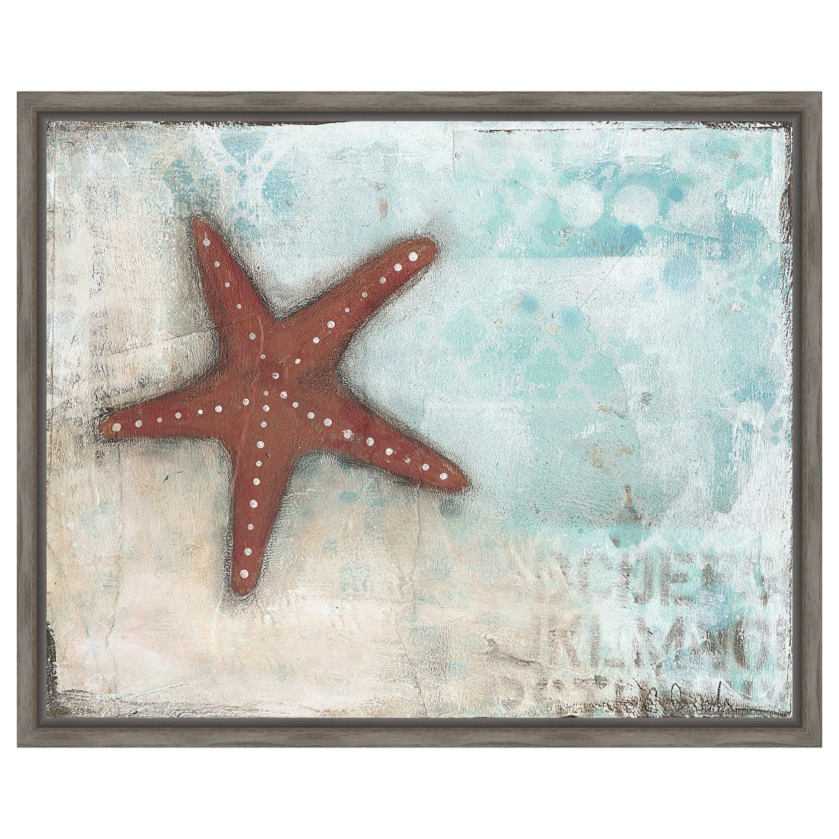 Starfish Framed Canvas