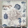 Carte Postale Shower Curtain