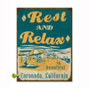 Rest and Relax Personalized Sign - 28 x 38