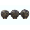 Scallop Shell Trio Pulls - Set of 2