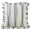 Prescott Navy Stripe Euro Sham - OUT OF STOCK UNTIL 07/28/2026