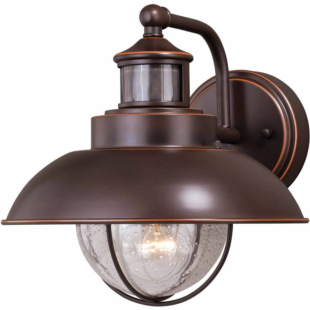 Portside Outdoor Motion Sensor Wall Sconce - Bronze