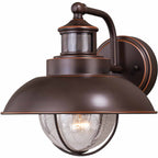 Portside Outdoor Motion Sensor Wall Sconce - Bronze