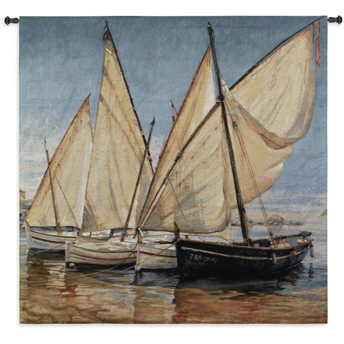 White Sails II Medium Wall Tapestry