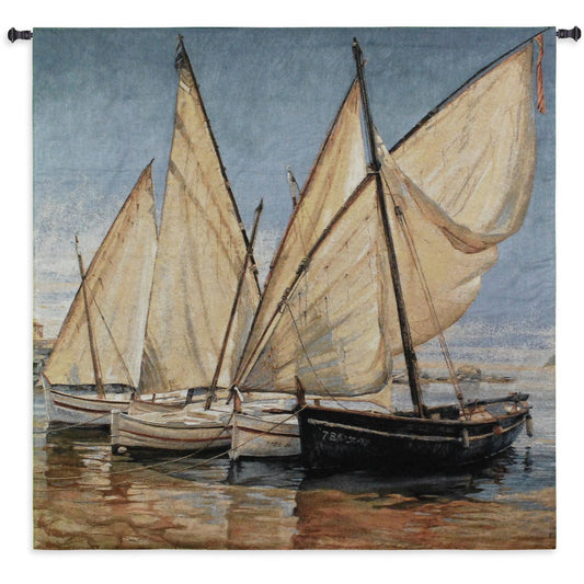 White Sails II Medium Wall Tapestry