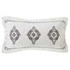 Embroidered Lace Oblong Pillow