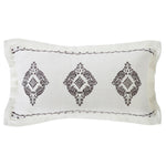 Embroidered Lace Oblong Pillow