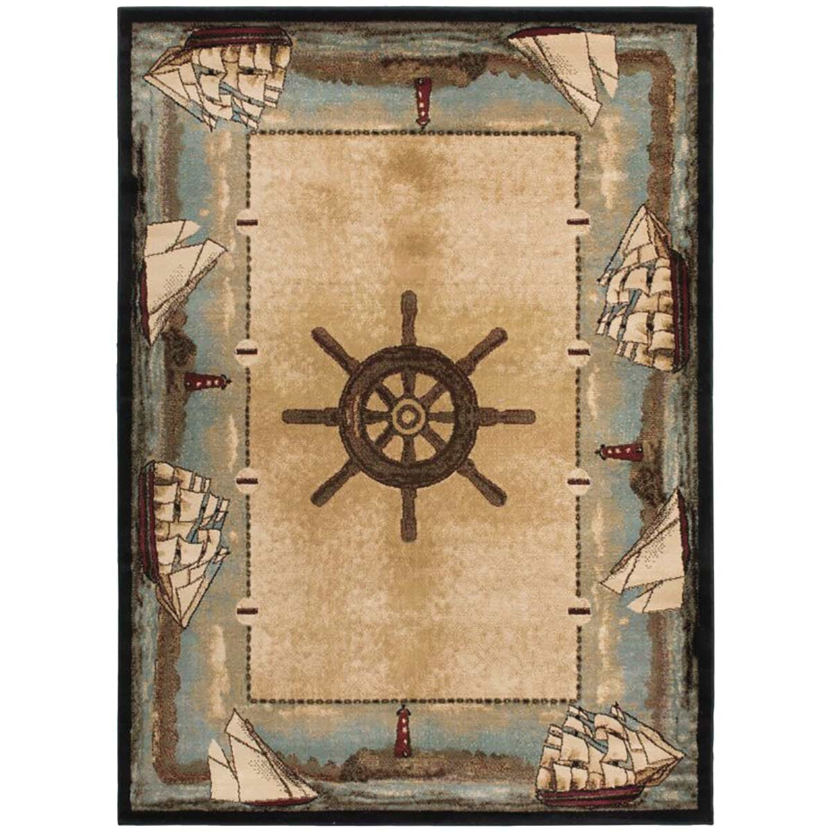 Sailing the Seas Rug - 2 x 8