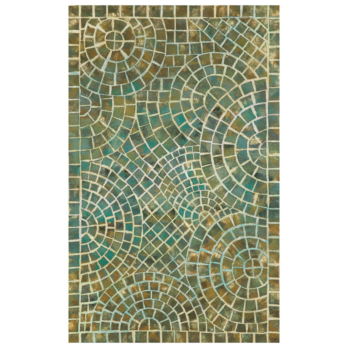 Arch Tile Lapis Rug Collection
