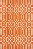 Baja Diamond Geo Orange Rug Collection