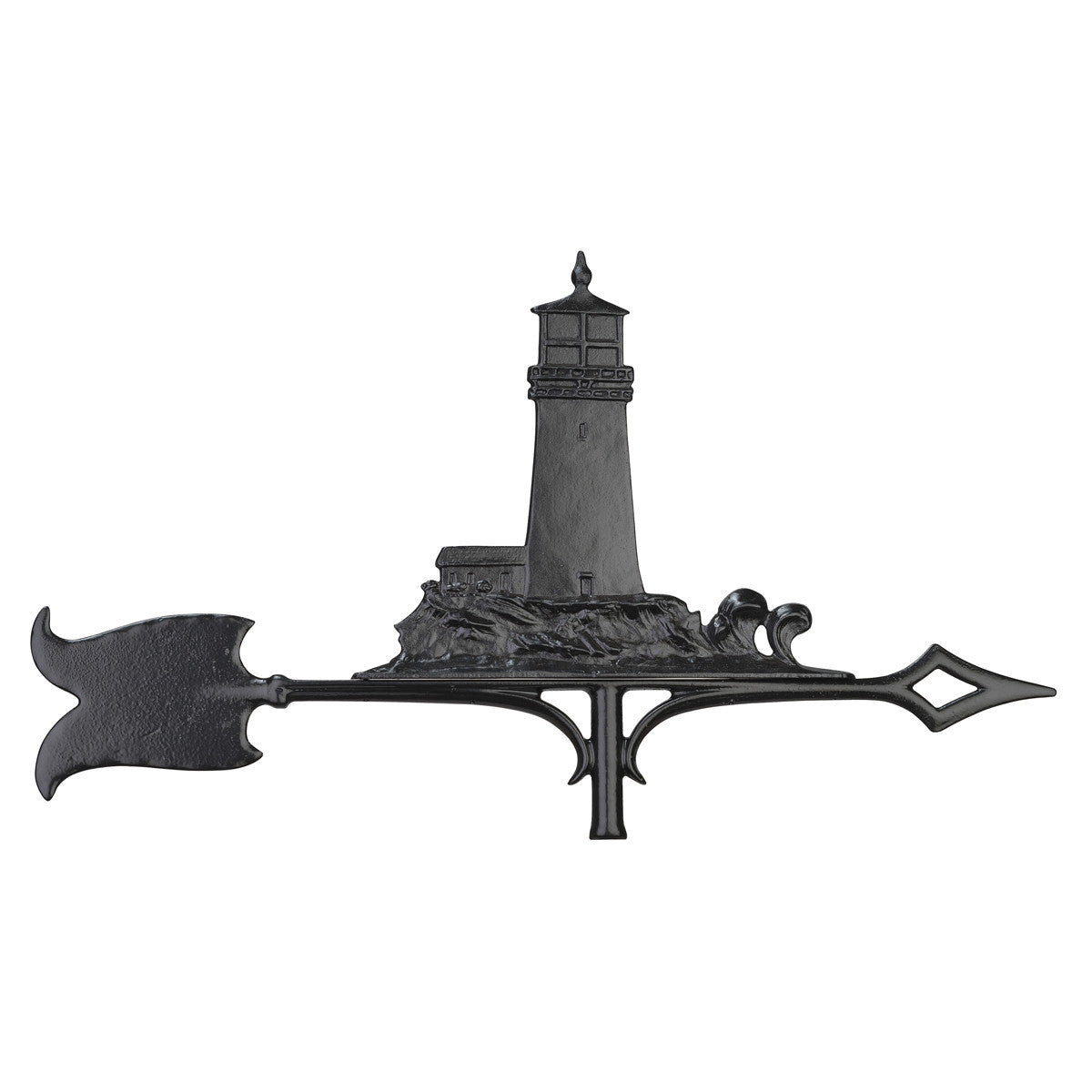 Black Lighthouse Weathervane - 30 Inch