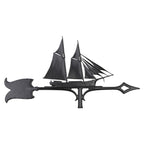 Black Schooner Weathervane - 30 Inch