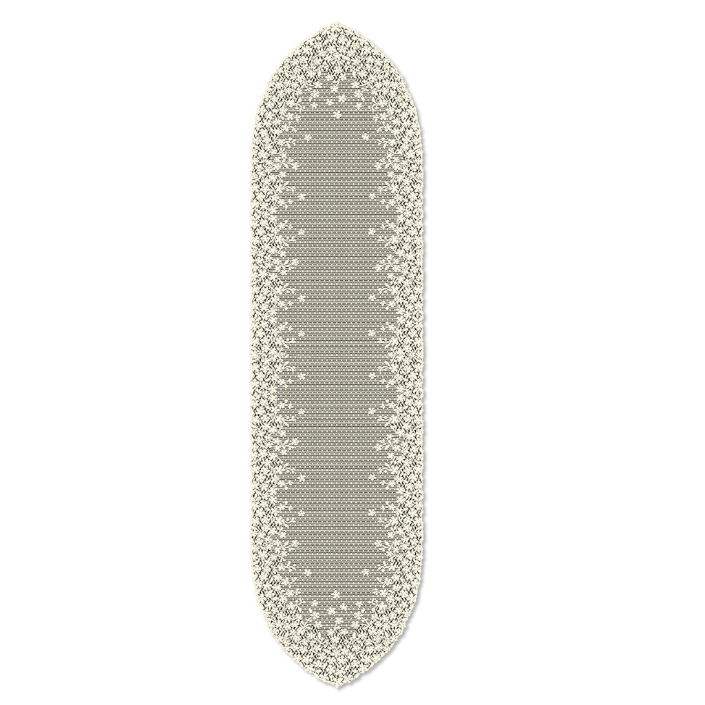 Blossom Ecru Lace Runner - 12 x 54