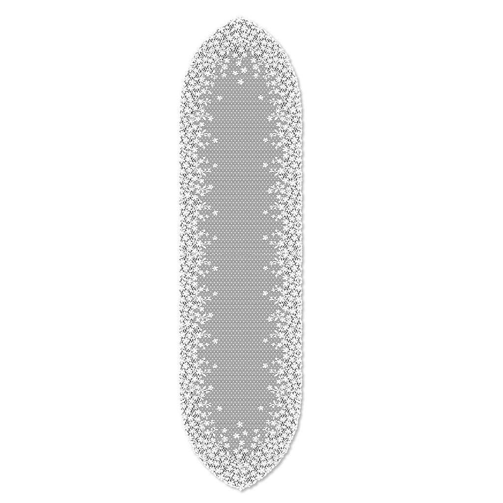 Blossom White Lace Runner - 12 x 54