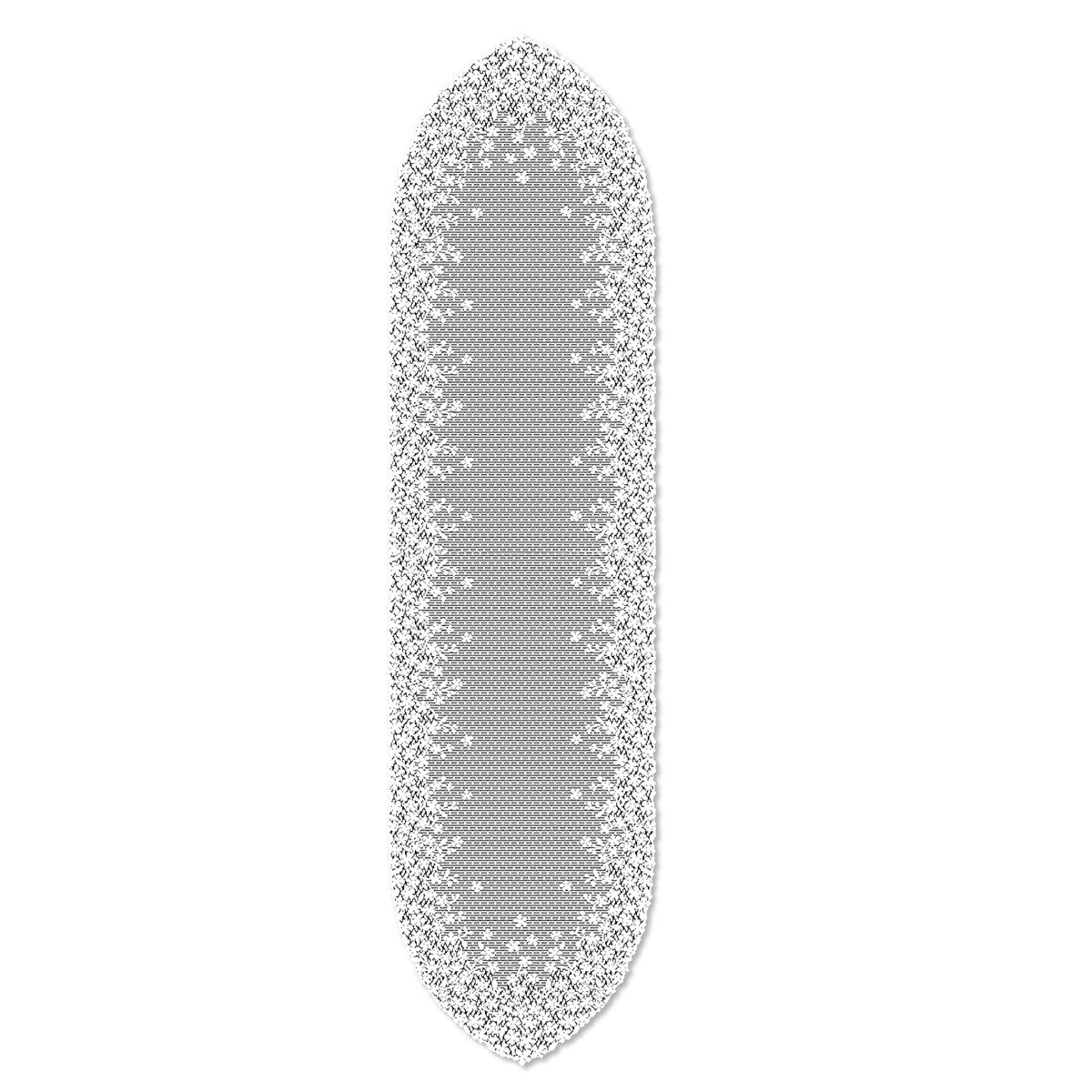 Blossom White Lace Runner - 12 x 54