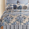 Blue Beach Shells Quilt Bedding Collection