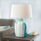 Blue Cascade Table Lamp - OVERSTOCK