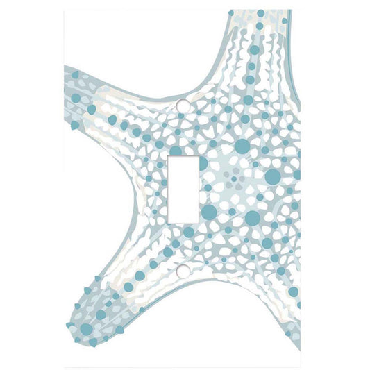 Blue Starfish Switch Plates