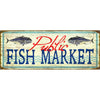 Bluefin Tuna Personalized Sign - 44 x 17