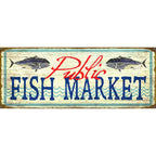 Bluefin Tuna Personalized Sign - 44 x 17