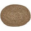 Braided Jute Oval Placemats - Set of 6