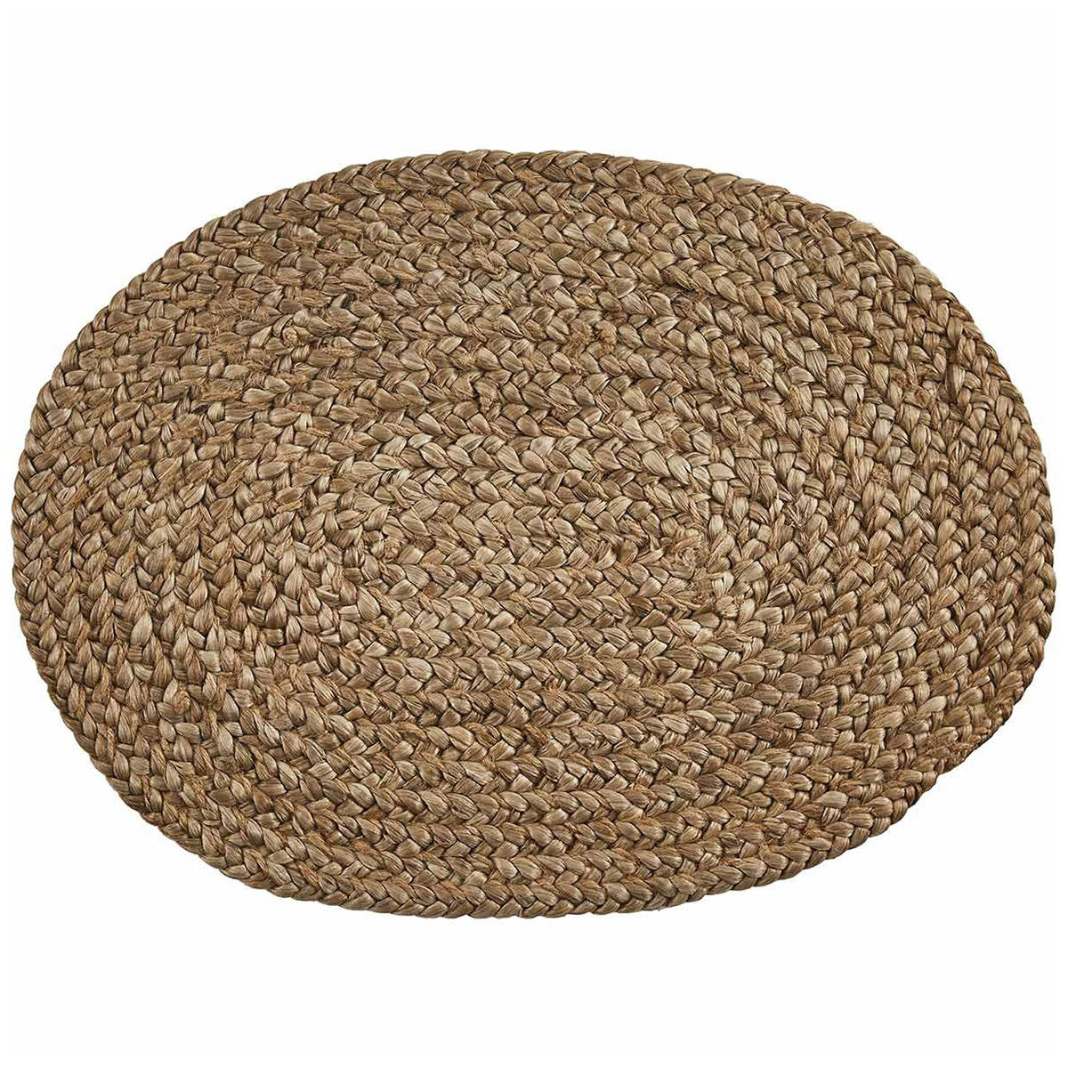 Braided Jute Oval Placemats - Set of 6