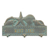 Bronze and Verdigris Personalized Sea Shell Hook Plaque