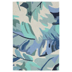 Cabana Palm Blue Indoor/Outdoor Rug Collection