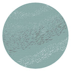 Cabo Fish Aqua Indoor/Outdoor Rug - 8 Ft. Round